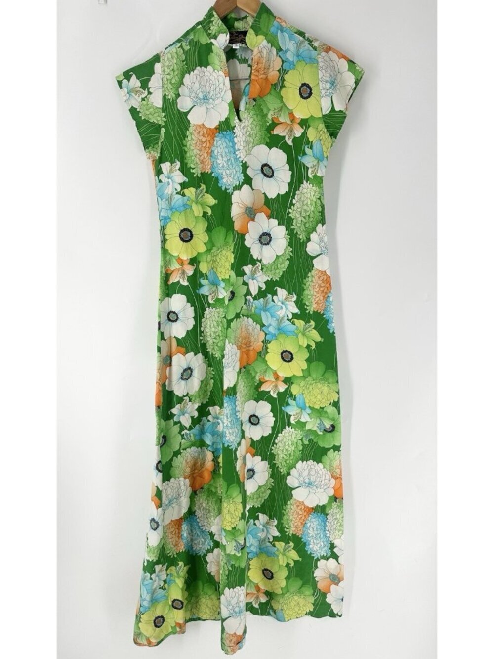 California Originals Vintage Floral Kimono Maxi Dress Women’s 7/8 READ